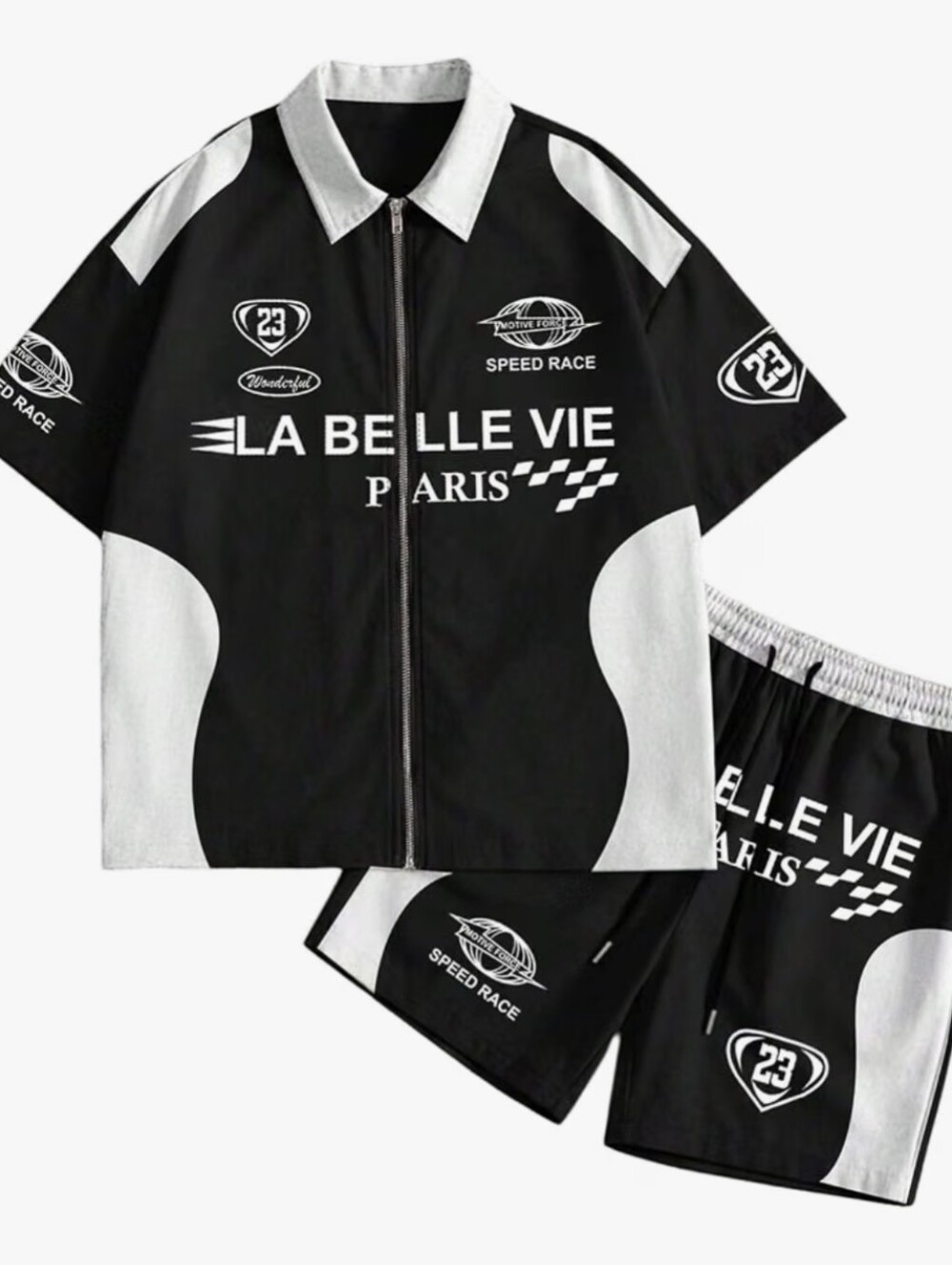 Men's 2 Piece Shorts Set Graphic T-Shirts ClothingGraphic Short Sleeve Tee